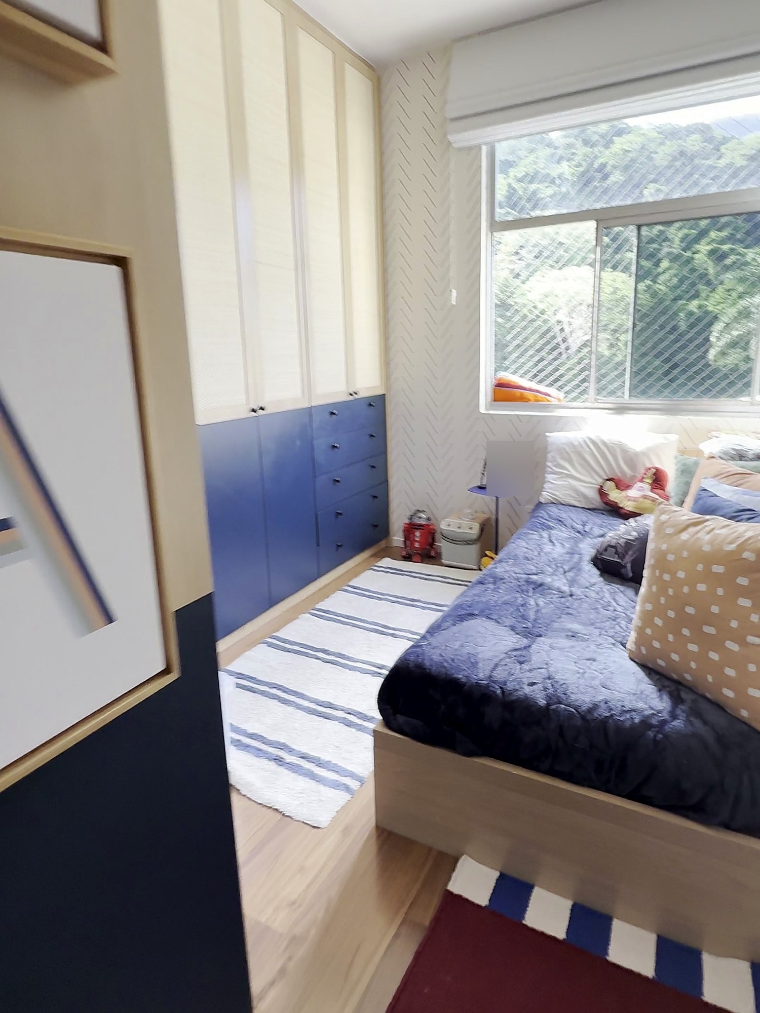 Apartamento de 2 quartos na Gávea, com vista para o Cristo