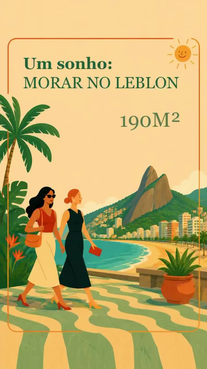 Capa do vídeo — Apartamento de 3 quartos no Leblon